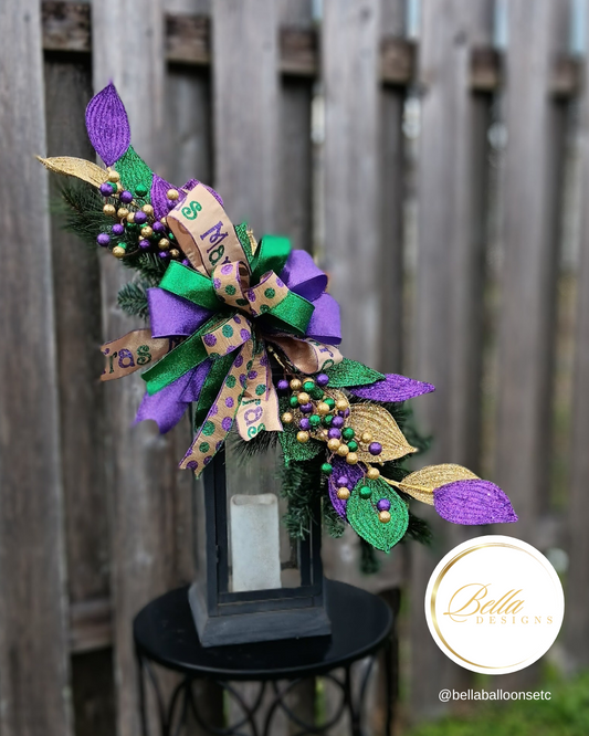 Elegant Mardi Gras Swag – Festive Flair for Any Space