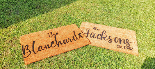 Custom Doormat | Black | One color